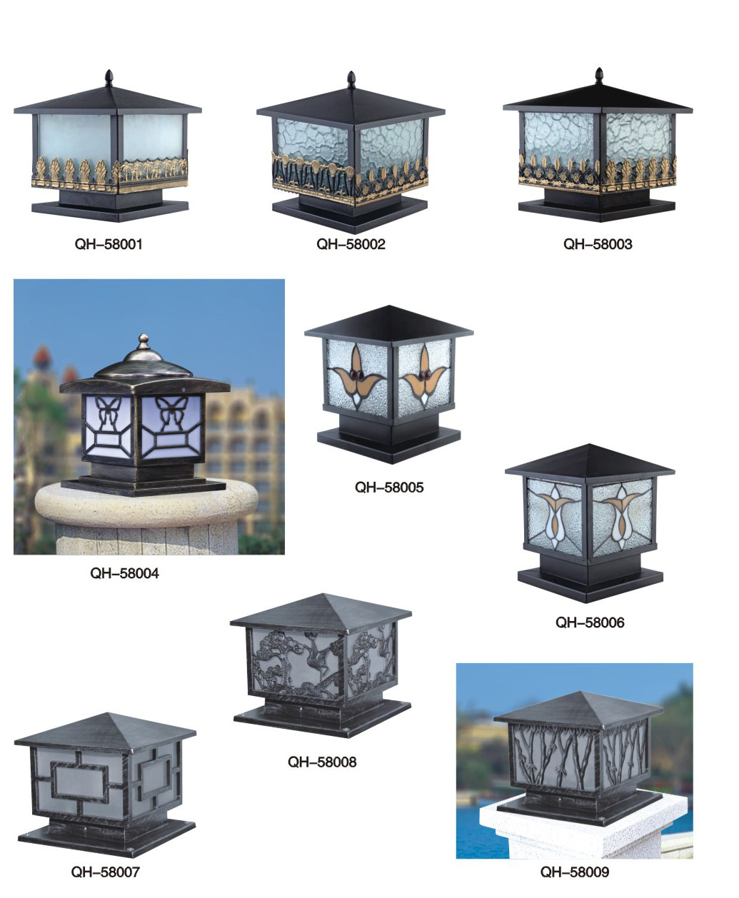 戶(hù)外柱頭燈