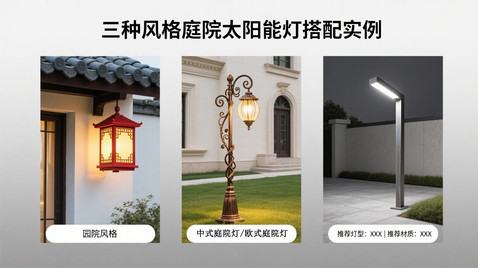 圖片：三種風格搭配實例