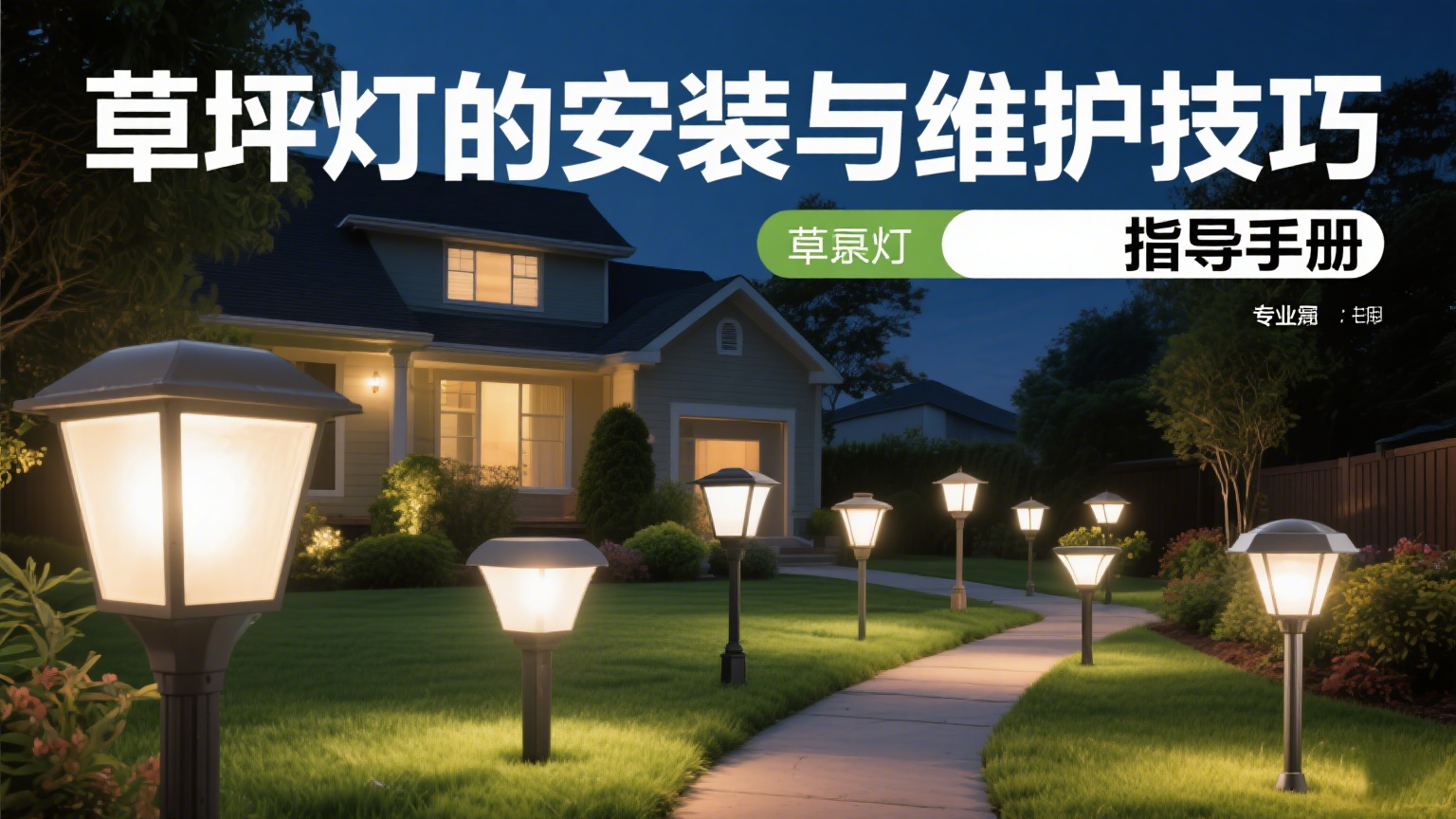 草坪燈的安裝與維護技巧 封面圖